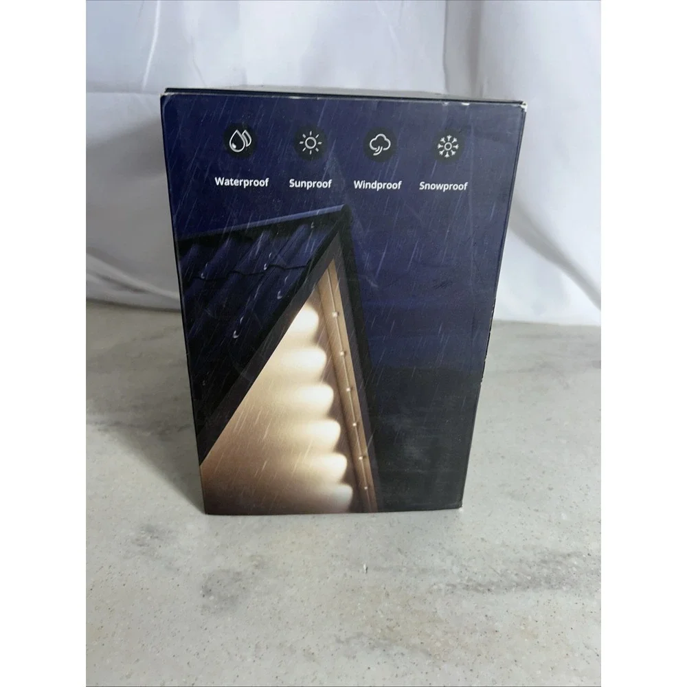 Govee Permanent Outdoor Lights 2 50ft Smart RGBIC LED White H705D New
